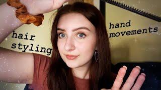 ASMR | Putting Your Hair Up (Up Close, Hair Clips, Brushing, Invisible Braiding)--Personal Attention