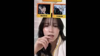 #txt #hueningkai sister lea rank her favorite #kpop #male #idol #funny #shorts