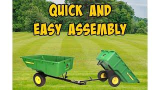 John Deere 17P Poly Dump Cart. Part 1: Assembly And Overview.