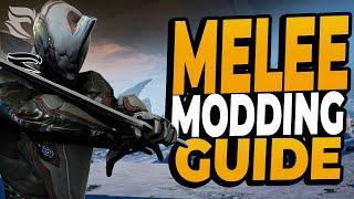 Warframe: How To Mod Your Melee Weapons 2024!