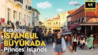 Istanbul Walking Tour 4K Buyukada Princes' Islands | January 2025 Best Things to Do in Istanbul