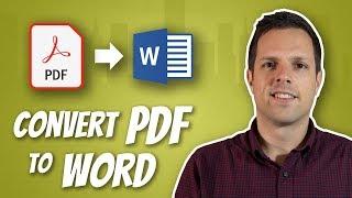 How to convert a PDF to a Word document, and edit it