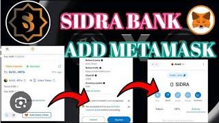 How to add Sidra Mainnet in metamask || how to add Sidra tokens in metamask || Add sidra in metamask