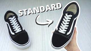 HOW TO LACE VANS (STANDARD Way)