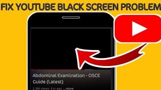 YouTube video shows black screen and audio only (how to fix black screen on YouTube video)