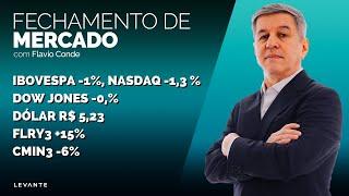 IBOVESPA EM QUEDA, FLEURY (FLRY3) e VIA (VIIA3)