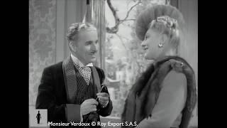 Charlie Chaplin - Monsieur Verdoux flirts and falls through window