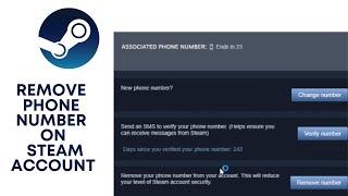 How to Remove Phone Number From Steam Account? Delete Phone Number From Steam? Steam Tutorial