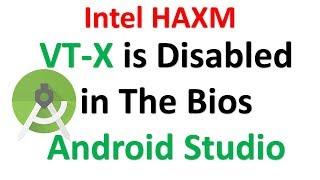 VT-x is Disabled in The Bios Android Studio | Enable it from Bios | Android Studio tips