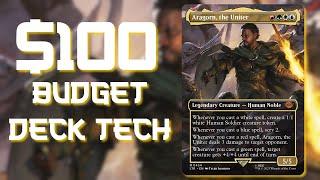 Aragorn, the Uniter | $100 Budget Commander Deck Tech | Human Tribal MTG EDH