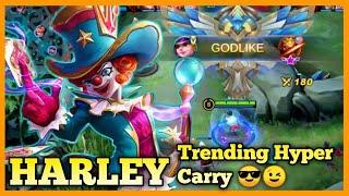 Harley Hyper Carry Gameplay, Harley Best Build, Harley Meta, Mobile Legends, Season 21, 2021 MLBB