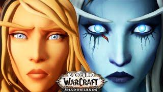 Uther Enters Sylvanas Cinematic: Arthas Battles Sylvanas [Dragonflight Lore]