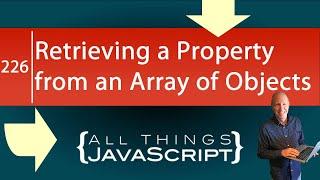 JavaScript Tip: Retrieving a Property from an Array of Objects