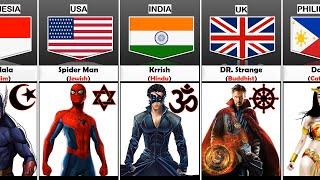 Superheroes Religion From Different Countries