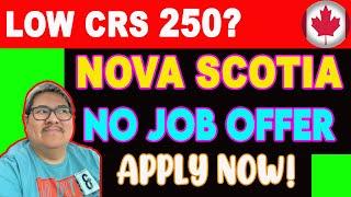 NOVA SCOTIA PNP EXPRESS ENTRY LOWEST CRS SCORE EVER...