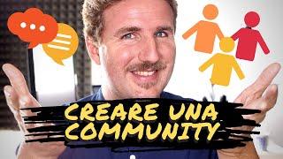 Creare una COMMUNITY