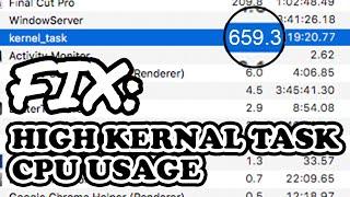 How to FIX Kernel_Task High CPU Usage / Memory / RAM Problem | Macbook Pro Issue
