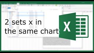 How to Graph 2 Sets of x Values in a Same Chart? | Excel in Minutes