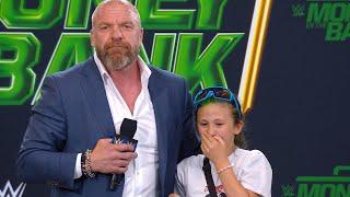 Triple H makes a young WWE fan’s dream come true: Money in the Bank Kickoff, July 5, 2024