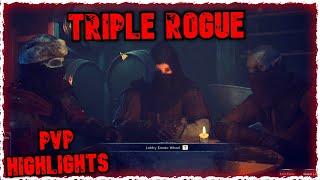 Triple ROGUE IS DEVIOUS. Dark and Darker - PvP Highlights/Funny Moments