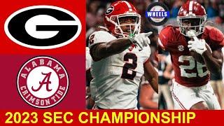 #8 Alabama vs #1 Georgia | INCREDIBLE SEC CHAMPIONSHIP GAME | 2023 College Football Highlights