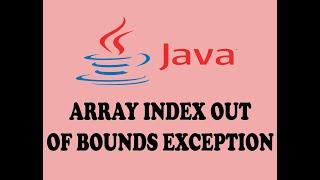 HANDLING ARRAY INDEX OUT OF BOUNDS EXCEPTION IN JAVA (URDU / HINDI)