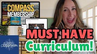 BEST CHRISTIAN HOMESCHOOL RESOURCE! - Compass Classroom Video Curriculum Review and Demo 2024/2025