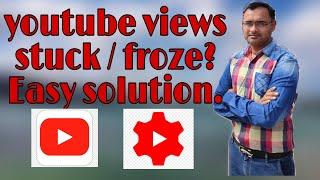 Views stuck / froze on youtube? unfreeze your view count in just one minute. Simple youtube trick.