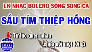 Karaoke Liên Khúc Nhạc Sống Trữ Tình Song Ca Dễ Hát | Sầu Tím Thiệp Hồng | Đừng Nói Xa Nhau