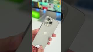 iPhone15 Pro Max unboxing | Titanium Metal Looks Cool #shorts #iphone15 #buydekhke