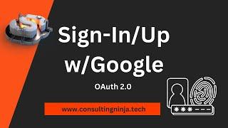 Sign Up / In with Google! | SvelteKit OAuth 2.0