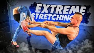 Extreme Stretching with Partner. Contortion routines. Backbending and Oversplits | FlexShow