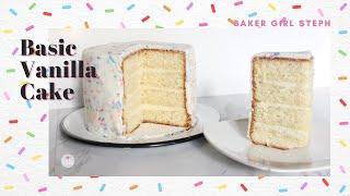 HOW TO MAKE VANILLA CAKE | Easy vanilla cake recipe! | Updated Recipe