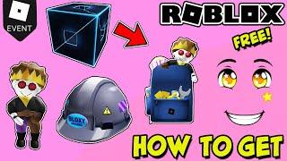 *FREE ITEMS* HOW TO GET ALL ITEMS FROM 2021 BLOXY AWARDS - Face, Plushie, Core, Helmet & Backpack