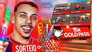 ESTOU DANDO 15x GOLD PASS DO STANDOFF 2 PRA VOCÊS!!! (sorteio histórico)