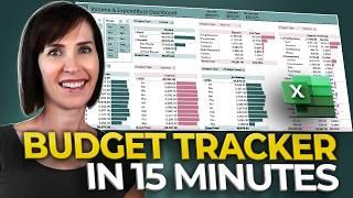 Excel Personal Finance Tracker 101 | Build & Automate Yours in Minutes