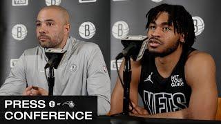 Jordi Fernández and Cam Thomas Postgame Press Conference at Magic