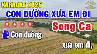 Con Đường Xưa Em Đi Karaoke Song Ca Âm Thanh Nhạc Sống | Trọng Hiếu