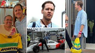 Vettel Returns to drive Senna's McLaren at Imola GP 2024 | Behind the Scenes