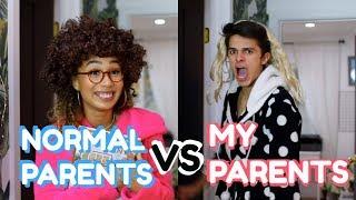 NORMAL PARENTS VS MY PARENTS (w/ MyLifeAsEva) | Brent Rivera