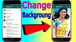 Change Whatsapp Home Screen Background in English -Use Any Photo | WhatsApp Home Screen #HelpingMind