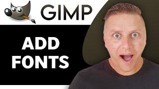 How to Add Fonts in Gimp | Gimp Tutorial 2024