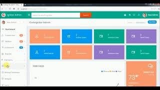 Codeigniter Admin Template Integrated with User Management