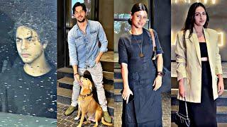 Aryan Khan, Sidharth Malhotra, Konkona Sen Sharma Arrives At Movie Screening Tonight In Mumbai