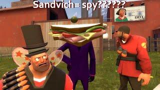 The sandvich is a spy