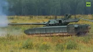 T-14 Armata live firing in ARMY-2023 Military Show