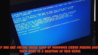Problem has detected & windows has been shut down to prevent damage to your computer #education