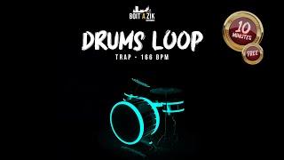 FREE DRUMS LOOP - Hip Hop / Trap - 166 BPM 