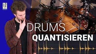 Rock Musikproduktion mit Cubase 11 Lek. 06 | Akustische Drums quantisieren