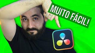 Como fazer CHROMA KEY no DaVinci Resolve - MUITO FÁCIL!